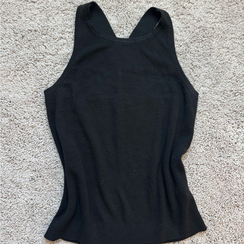 Banana Republic Black Ribbed Tank Top